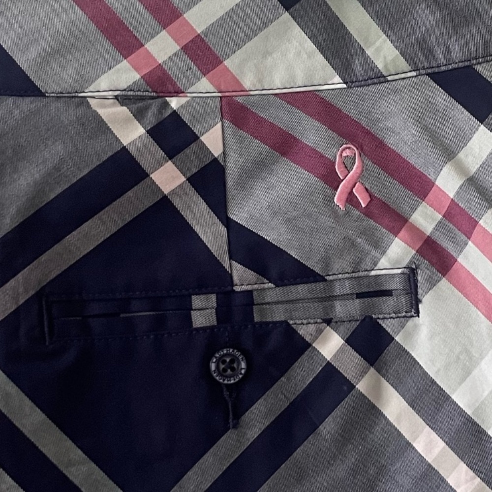 Golf Tennis Skort Skirt Limited Edition Embroidered Breast Cancer Emblem Size 10 - Picture 3 of 16